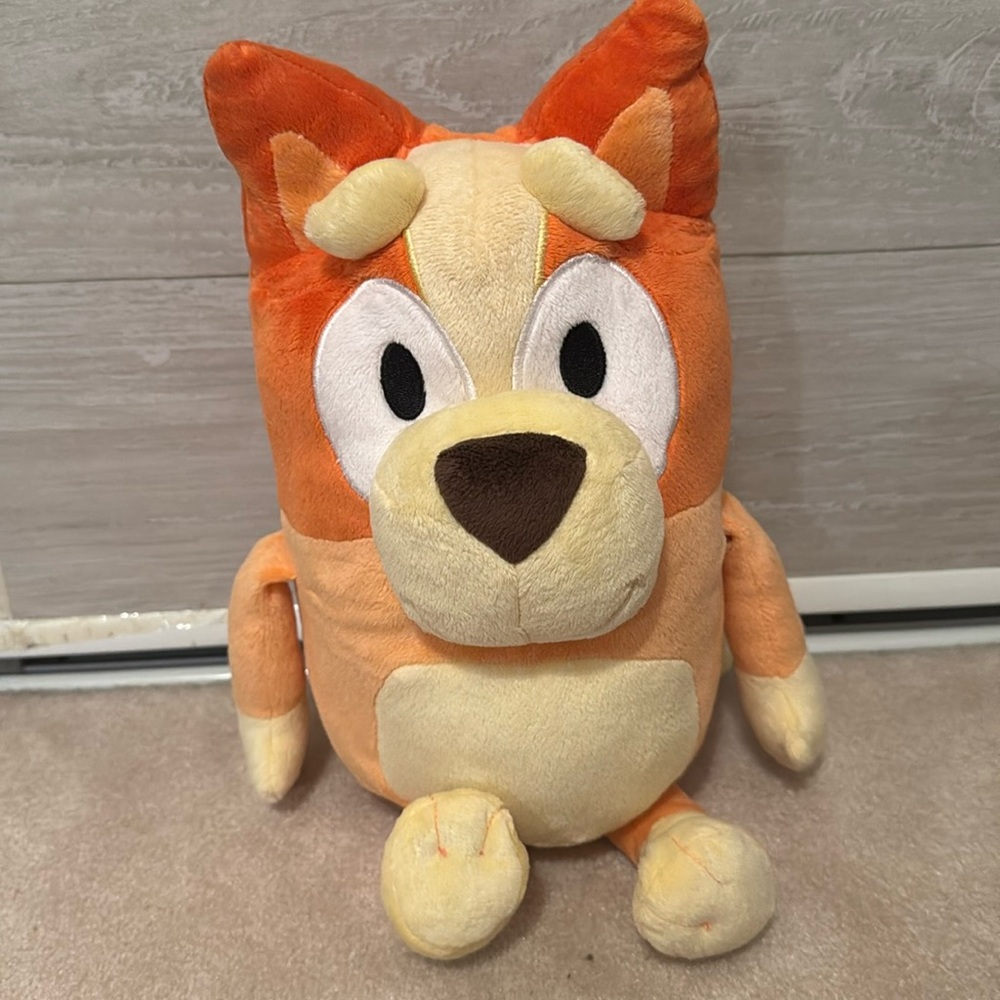 Bluey - Bingo 16" Stuffed Animal - Playtime & Naptime Companion | Jumbo Size, S